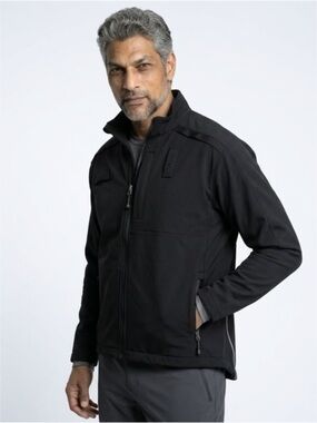 Mens The North Face black Polyester Fleece lined full zip Tactile Jacket